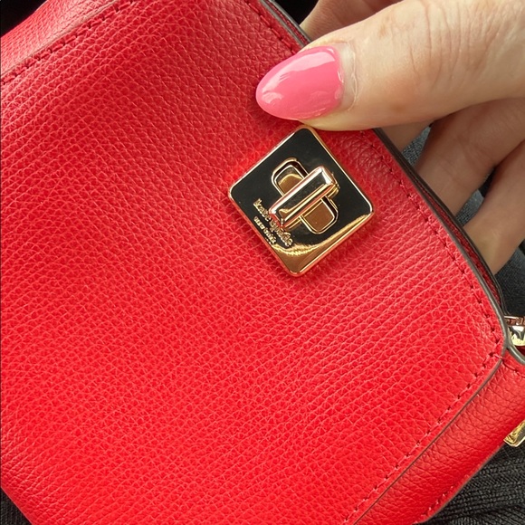 Kate Spade ♠️ Phoebe Mini Top Handle Crossbody Perfect Cherry; Like New! - Picture 6 of 8